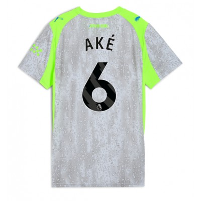 Ženski Nogometni dresi Manchester City Nathan Ake #6 Tretji 2025-26 Kratek Rokav Ženski Nogometni dresi Manchester City Nathan Ake #6 Tretji 2025-26 Kratek Rokav